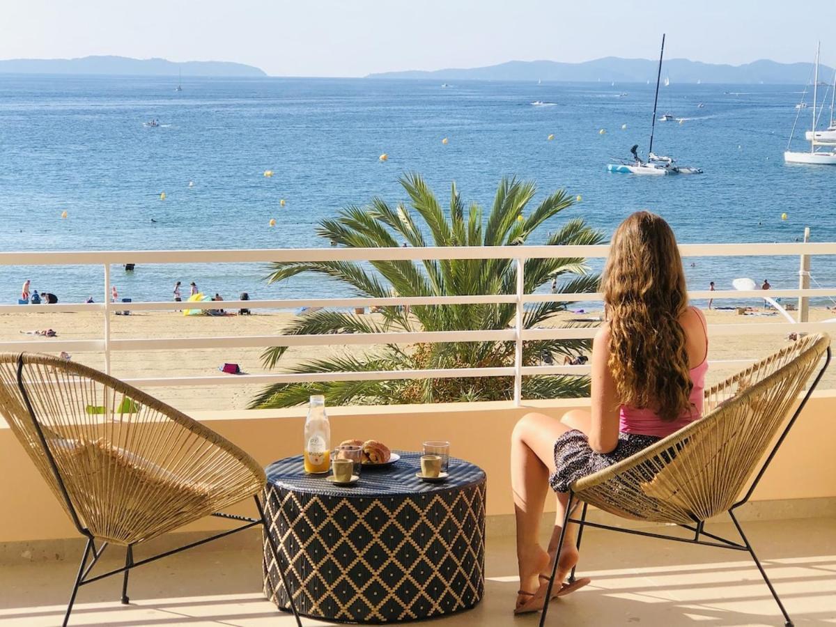 Appartement T3 Lumineux Traversant Totalement Neuf En Face De La Plage Front De Mer Vue Sur Les Iles Vue Mer Panoramique Assuree Residence De La Plage Centre Ville Du Lavandou 3Eme Etage Avec Ascenseur Appartement T3 Льо Лаванду Екстериор снимка